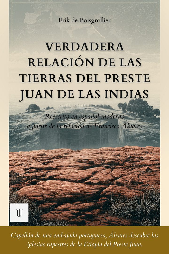 Portada de Verdadera relación de las tierras del Preste Juan de las Indias de Francisco Álvares