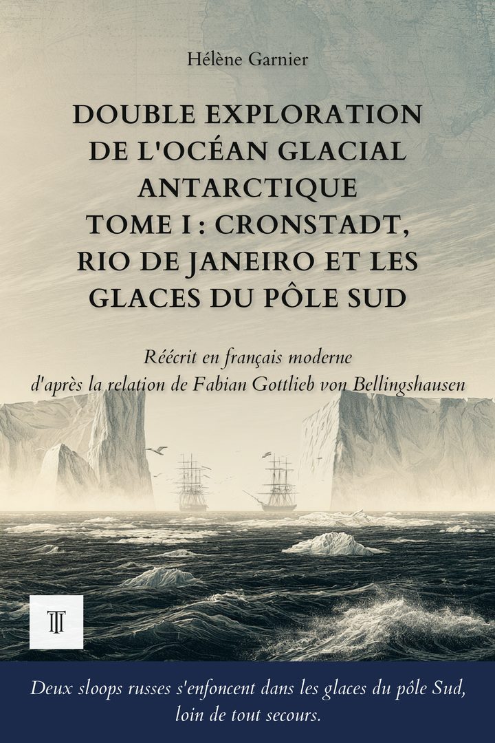 Couverture de Double exploration de l'océan Glacial Antarctique, Tome I : Cronstadt, Rio de Janeiro et les glaces du pôle Sud de Fabian Gottlieb von Bellingshausen