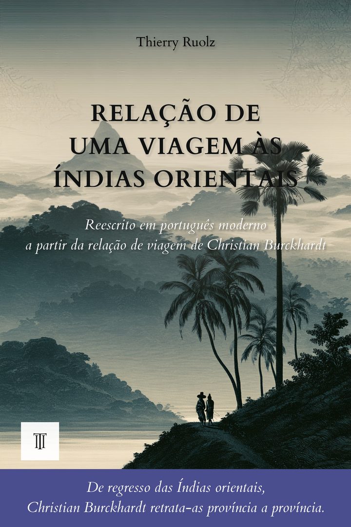 Capa de Relação de uma viagem às Índias Orientais de Christian Burckhardt