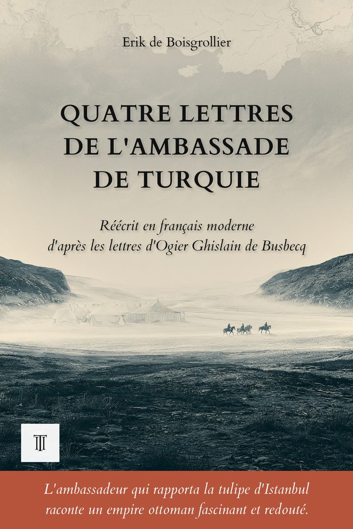 Couverture de Quatre lettres de l'ambassade de Turquie de Ogier Ghislain de Busbecq