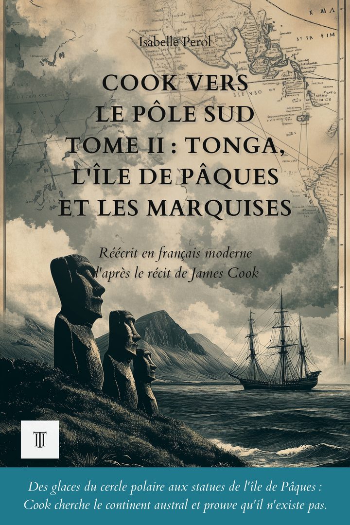 Couverture de Cook vers le pôle Sud, Tome II : Tonga, l'île de Pâques et les Marquises de James Cook