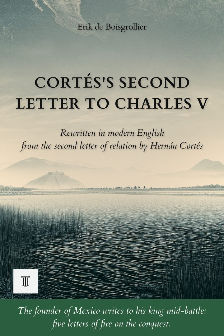 Cover of Cortés's Second Letter to Charles V by Hernán Cortés