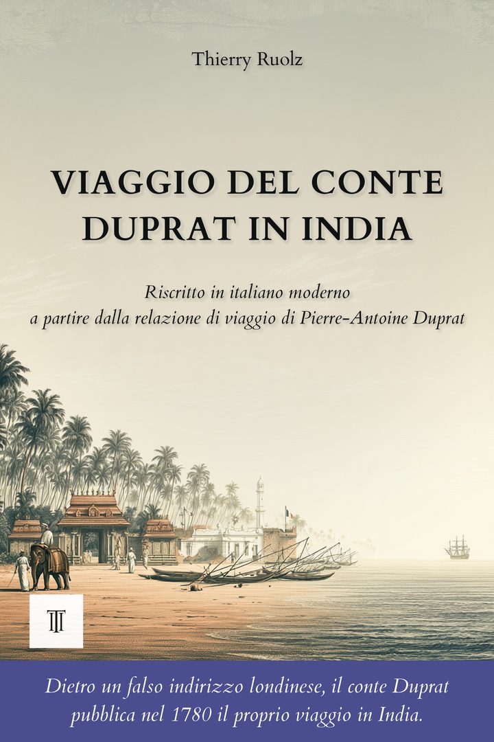 Copertina di Viaggio del conte Duprat in India di Pierre-Antoine Duprat