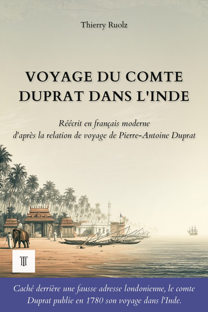 Couverture de Voyage du comte Duprat dans l'Inde de Pierre-Antoine Duprat