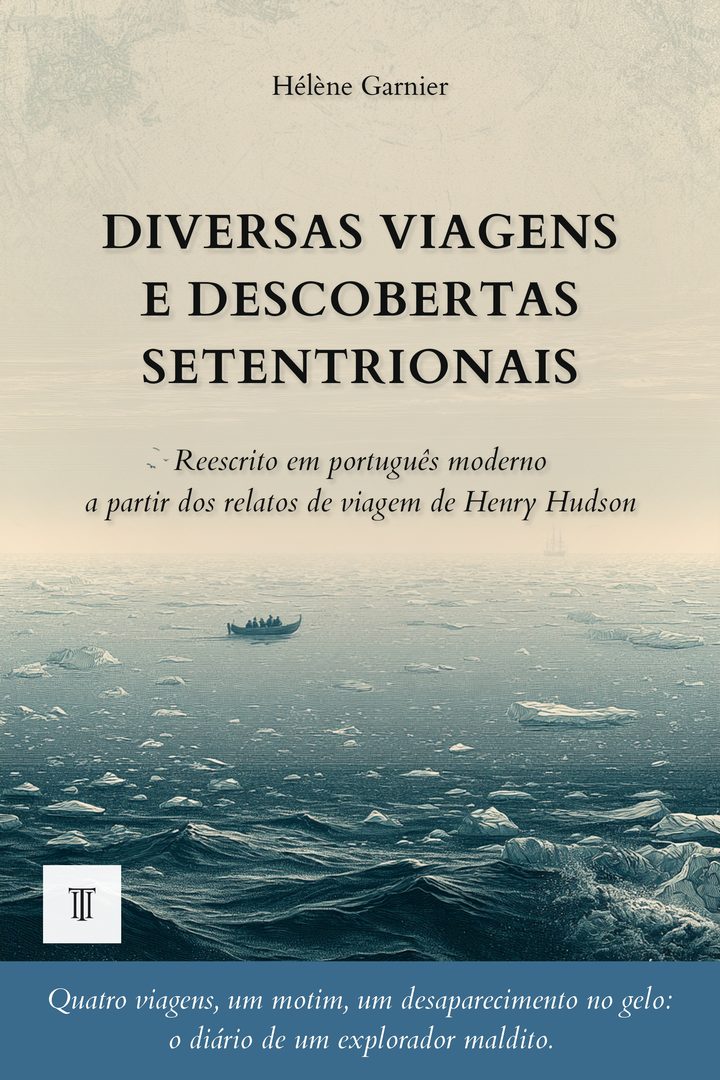Capa de Diversas viagens e descobertas setentrionais de Henry Hudson