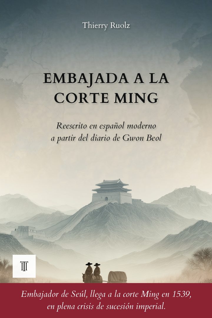 Portada de Embajada a la corte Ming de Gwon Beol (權橃, 1478-1548)