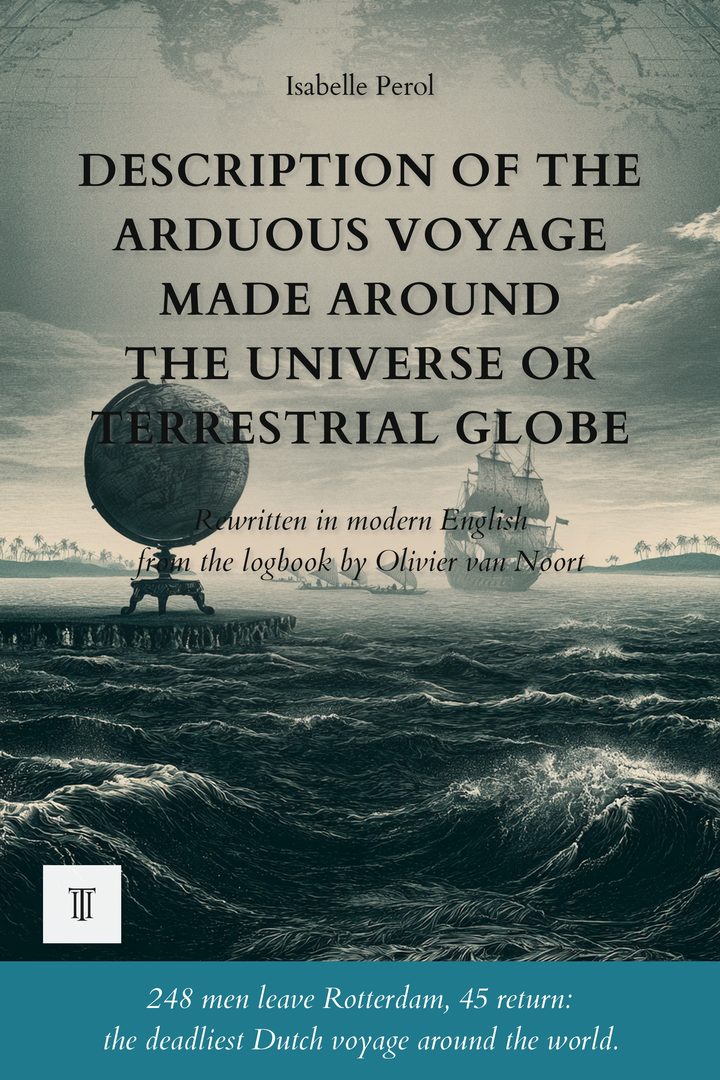 Cover of Description of the Arduous Voyage Made Around the Universe or Terrestrial Globe by Olivier van Noort