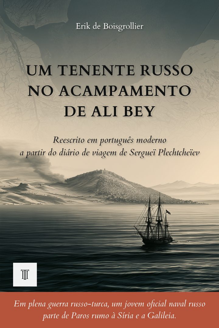 Capa de Um tenente russo no acampamento de Ali Bey de Serguei Pleshcheiev