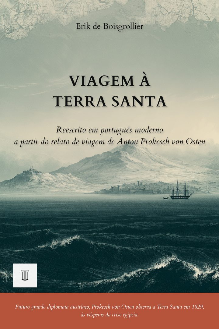 Capa de Viagem à Terra Santa de Anton Prokesch von Osten