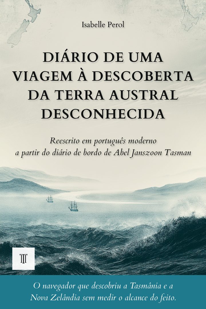 Capa de Diário de uma viagem à descoberta da Terra Austral desconhecida de Abel Janszoon Tasman