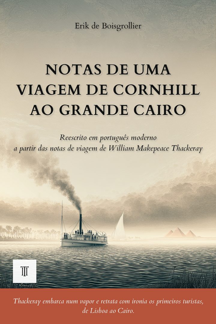 Capa de Notas de uma viagem de Cornhill ao Grande Cairo de William Makepeace Thackeray