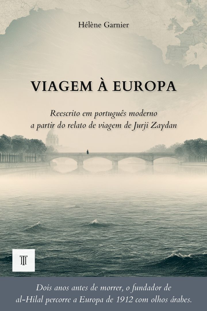 Capa de Viagem à Europa de Jurji Zaydan